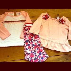 Janie and Jack 2 shirt and Pant Set